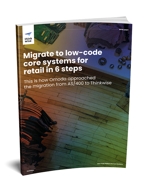 10112022 - Whitepaper - Migrate to low-code core systems for retail in 6 steps - ENG - cover