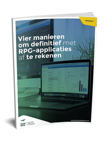 23062022 - Mini Whitepaper - Four ways to finally put an end to RPG applications - cover - NL